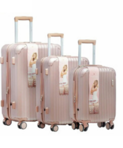 VALIJA SET X 3 ORO ROSA AMAYRA